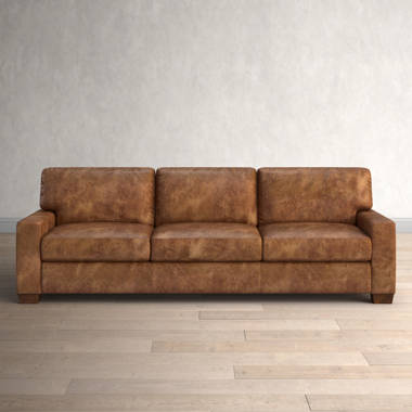 Wayfair lesa online leather sofa